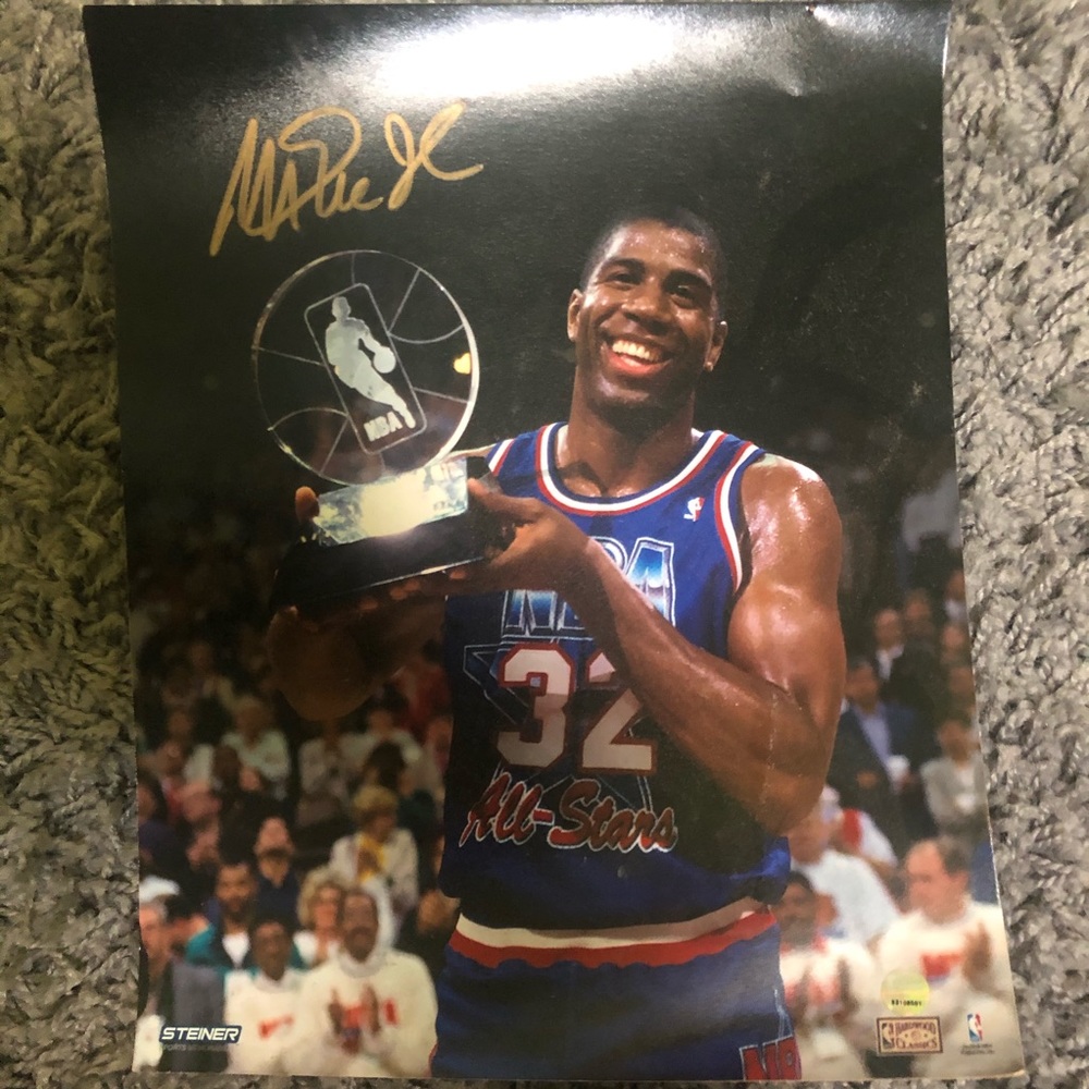Magic Johnson Authentic Signed Photo